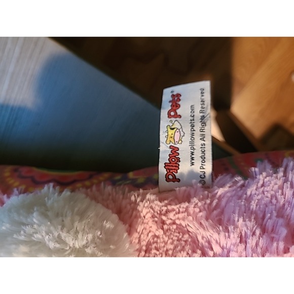 Pillow Pets Original Springtime Pink Bunny 18" Rare - Picture 6 of 9